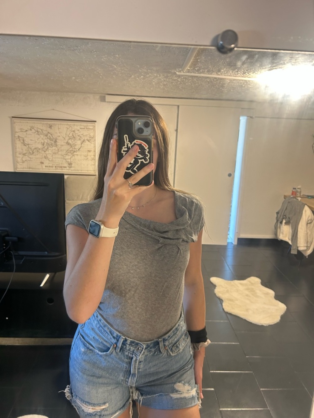 Maje grey top women